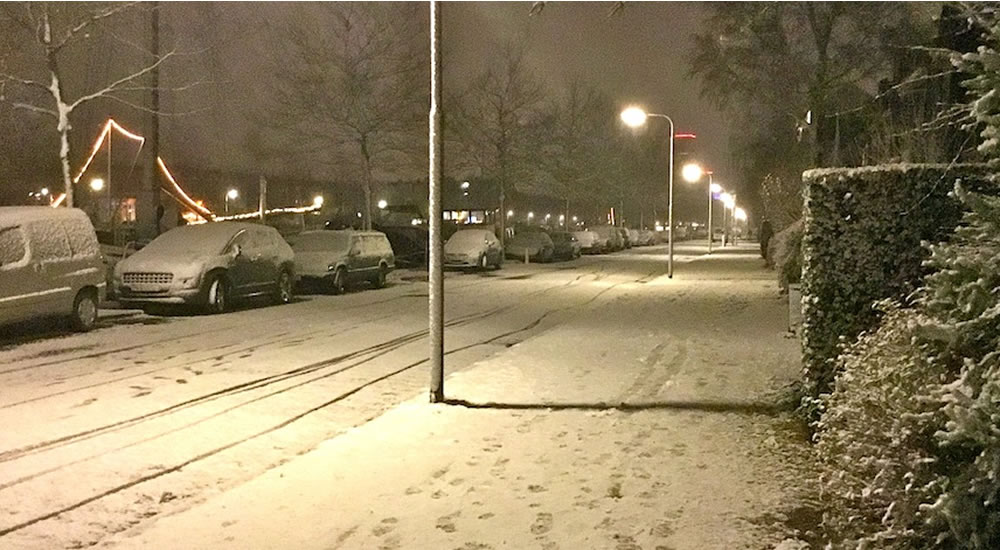 Emmakade sneeuw