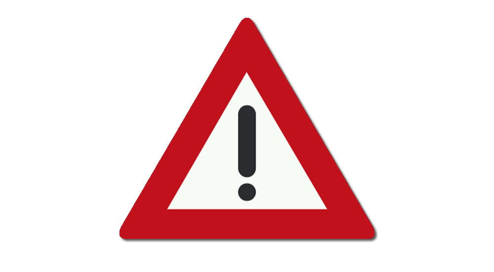 Verkeersbord Gevaar